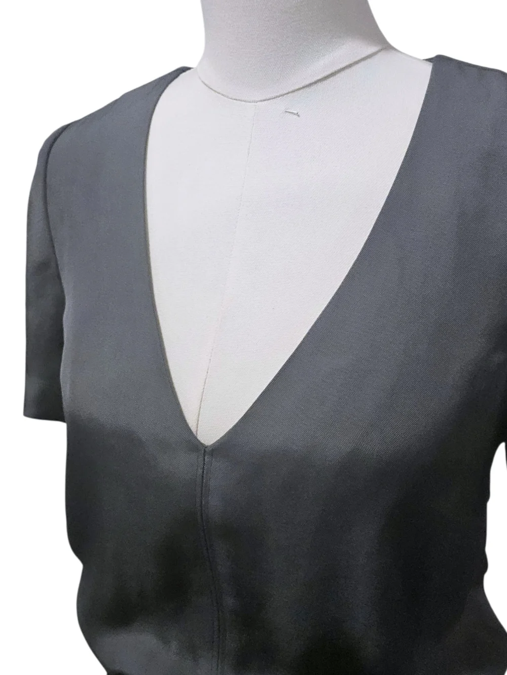 J Crew Collection Jumpsuit A5414 In Pewter Size 00
